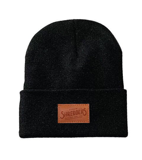 Black Durham Shredders Patch Beanie