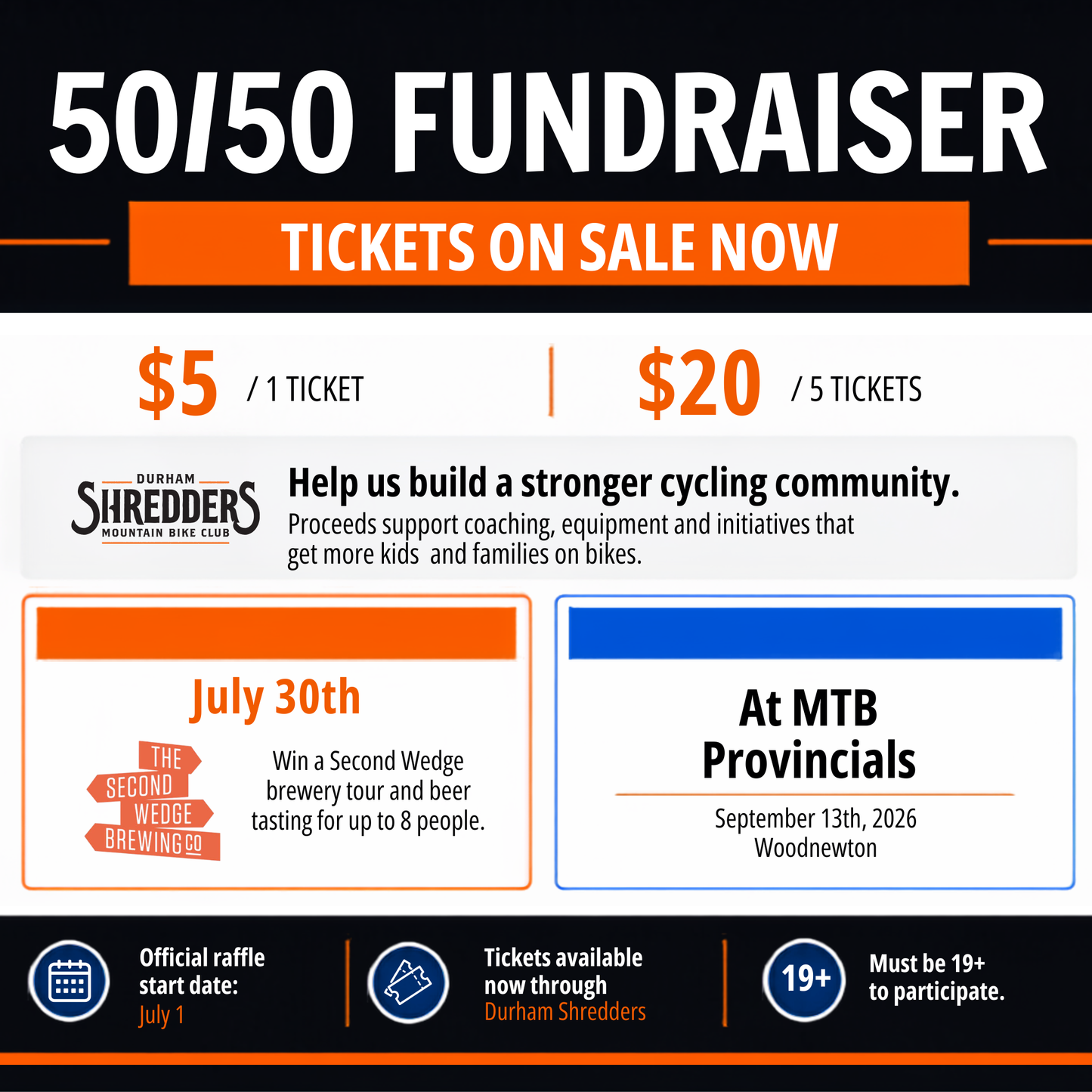 50/50 Fundraiser