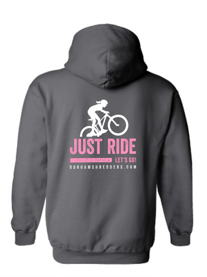 Shredders Pink Hoodie (#RideLikeAGirl)